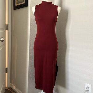 Burgendy/Red Women’s Maxi Dress Size Smalll